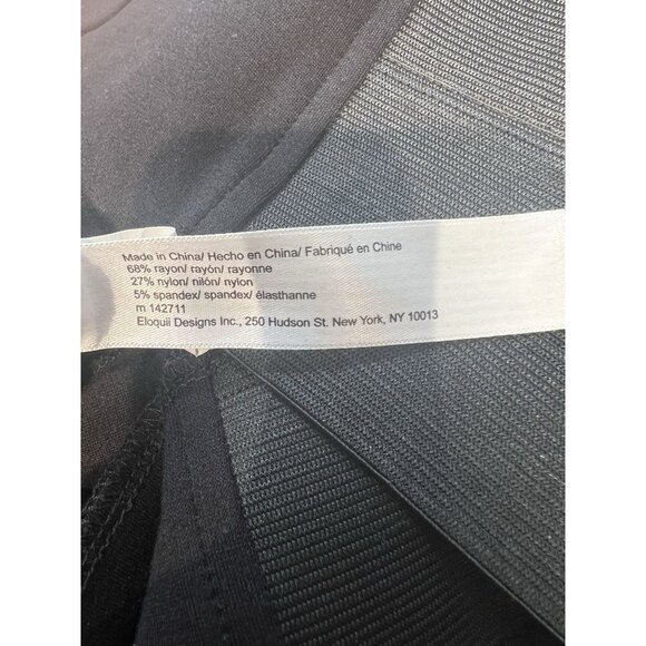 Eloquii Black Leggings Size 18 Roll Resistant Wide Elastic Pants Dress Athletic - Picture 4 of 5